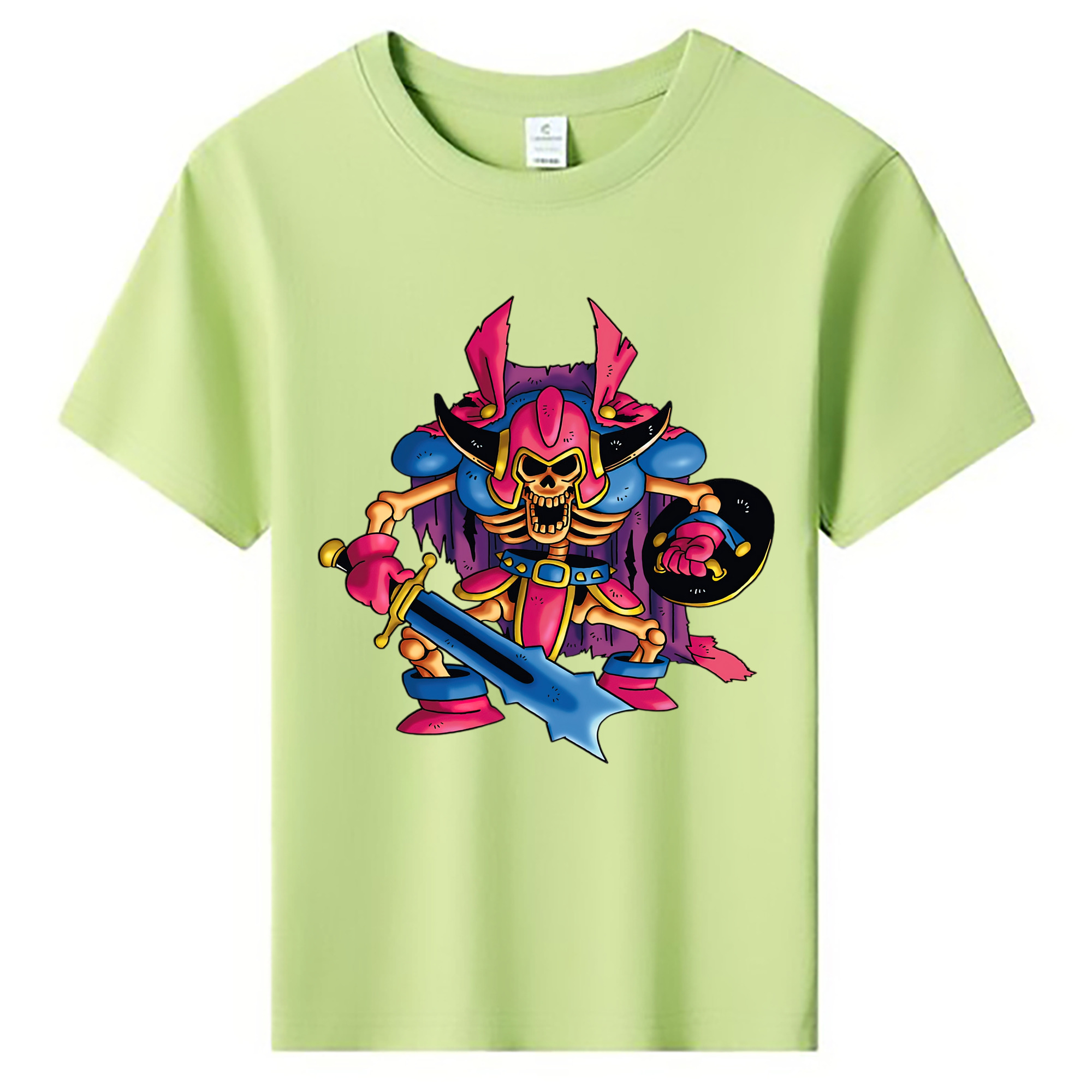 （画像用） ドラゴンクエスト Doragon Kuesuto Dragon Quest 綿100％キッズTシャツ（フロントプリント）
